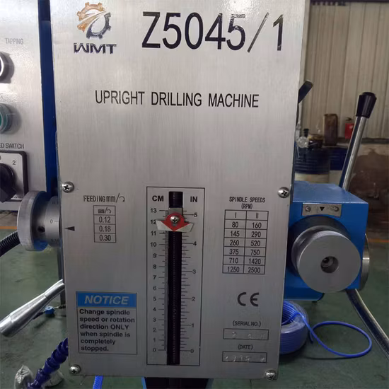 Z5045-1 auto feeding vertical drilling machine with high precision