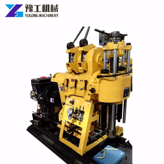中国工場価格 100 メートル 200 メートル 300 メートル 500 メートル空気圧深井戸掘削リグ販売のための掘削機